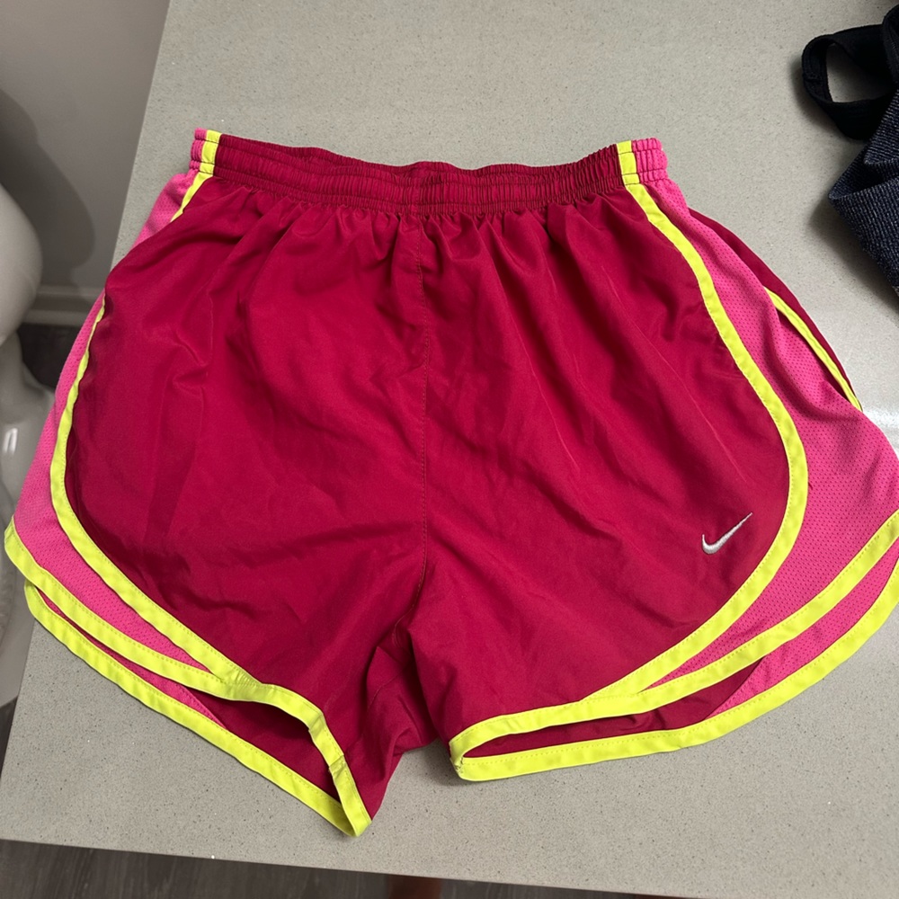 Hot Pink Nike athletic shorts
